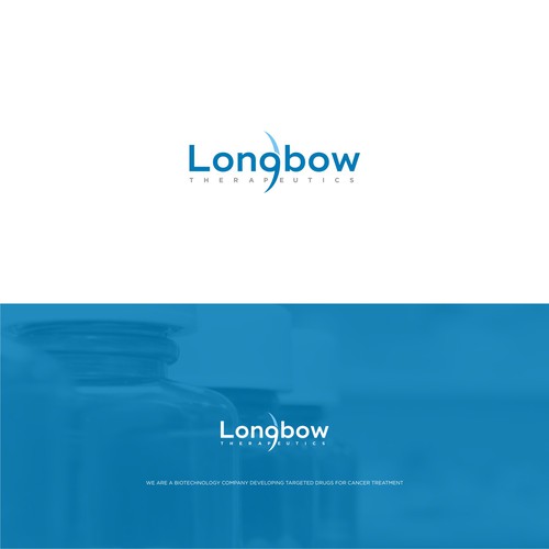 A logo design for Longbow Therapeutics, a new biotechnology company