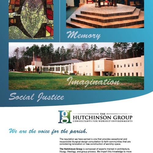 Create the next brochure design for The Hutchinson Group 