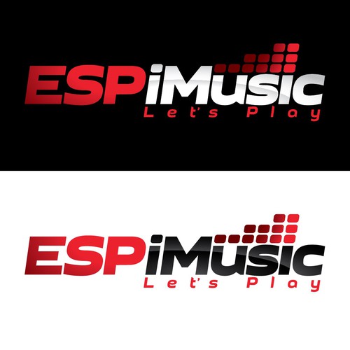 Create a logo for a company that programs music for live major league sporting events.