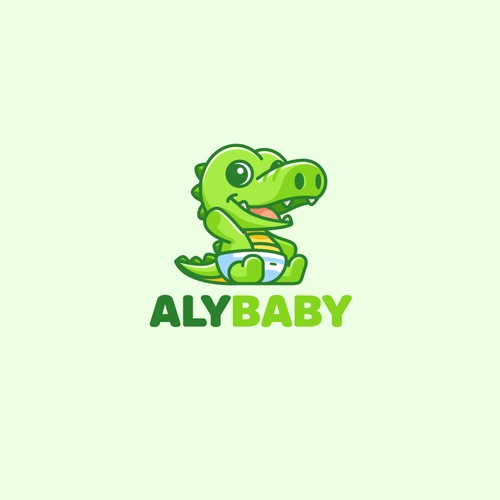 Mascot logo for Aly Baby