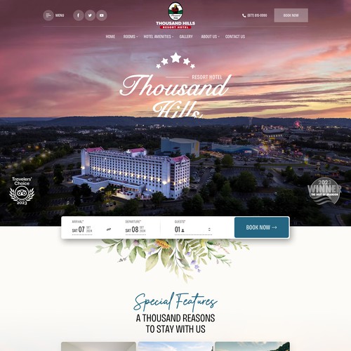 Website Design for Branson Resort
