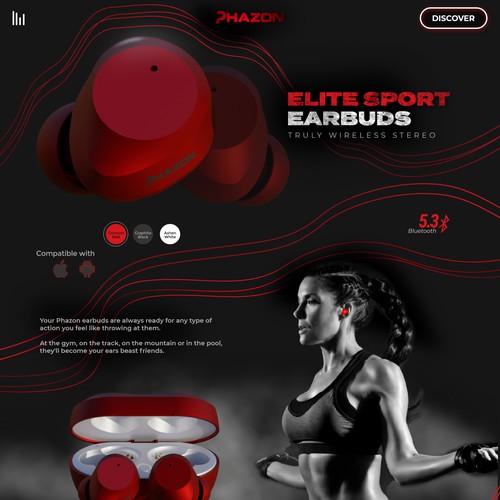 Wireless earbuds website