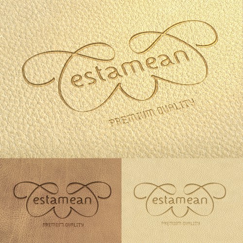 Logo for premium quality leather phone case product