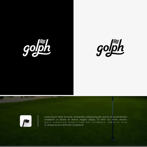 Logo concept for golph app
