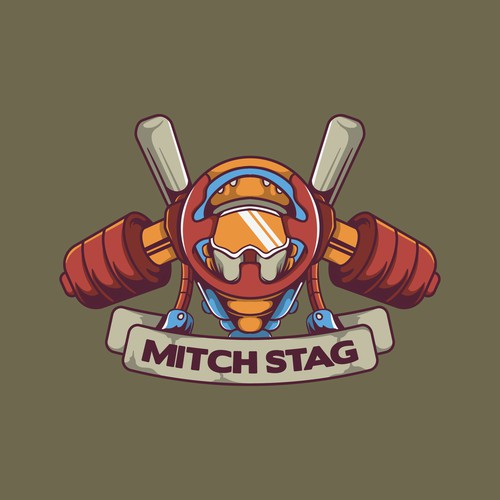 Mitch Stag Logo Concept