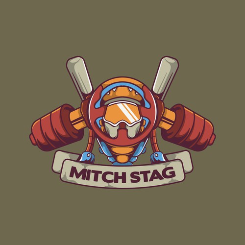 Mitch Stag Logo Concept