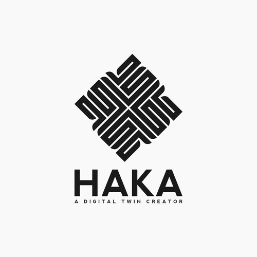 "HAKA" with 4 repeated Arabic word "حاكا" 