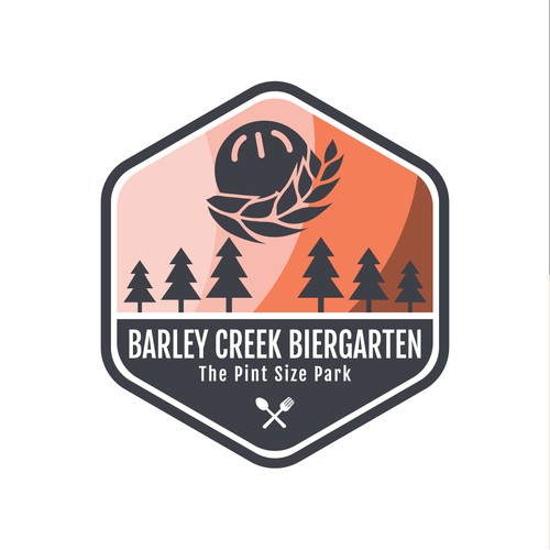 Logo Design for Barley Creek Biegarten