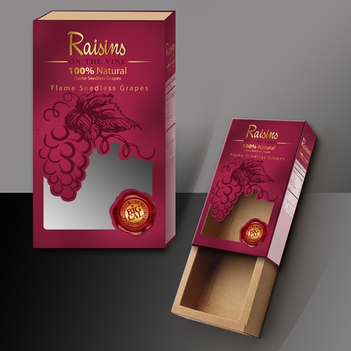Raisins on the vine window box design