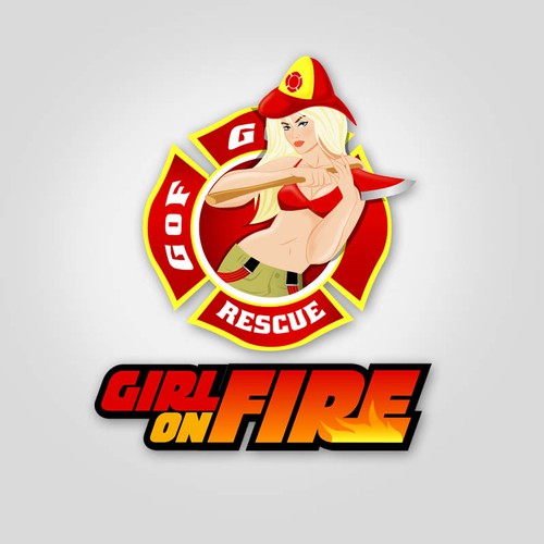 Girls on Fire - hot logo needed for female firefighters