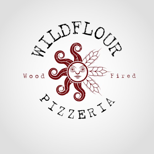 Create the next logo for Wildflour Pizzeria