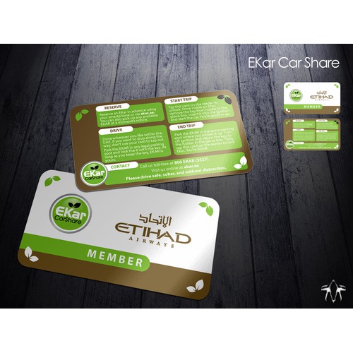 EKar Car Share member card