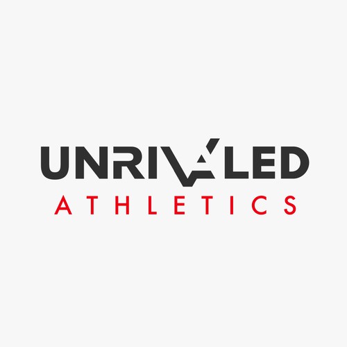 Integrated VA letters in Unrivaled Athletics logo