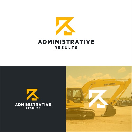 Letter A + R + Excavator