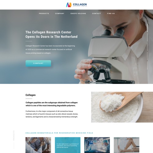 Medical Supplement Landing Page