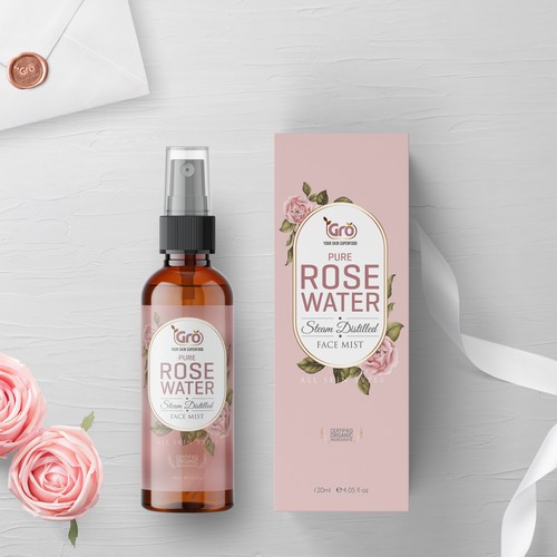 GRO ROSE WATER 