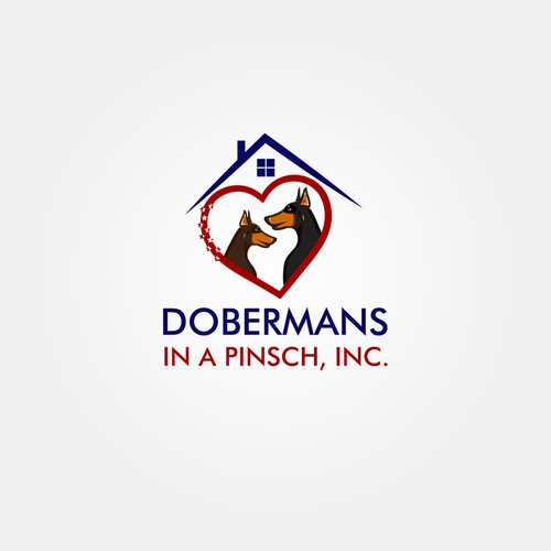 Winner logo: Charity for dobermans