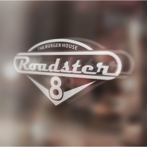 Create a Fantastic Logo For 'V8 Roadster The Burger House'