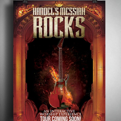 Hendel's Messiah Rocks concert poster