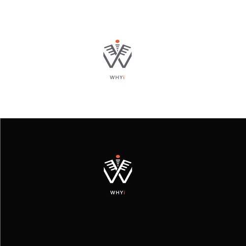 This is a logo for a start up brand WHYi.