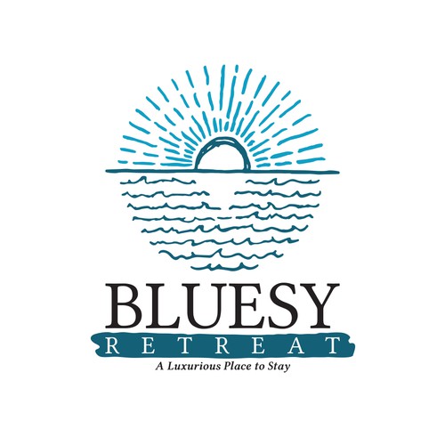 Logo for Bluesy Retreat