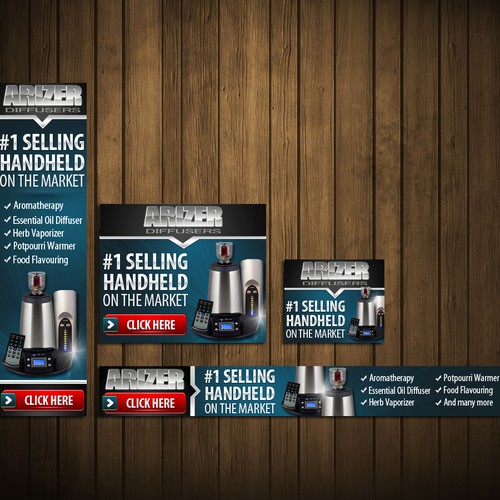 Help Arizer Tech with a new banner ad