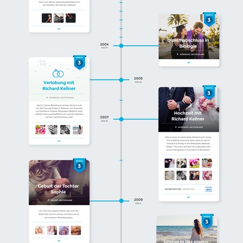 Clean Infographic Concept for German Startup