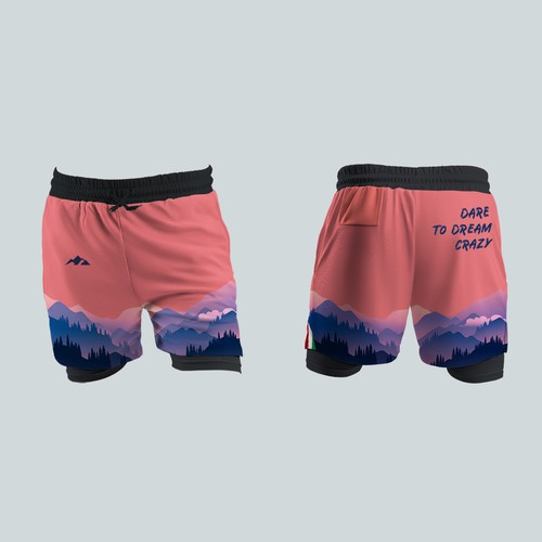 Design for sport shorts