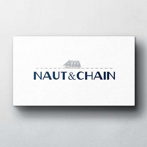 Create the logo and business card for Naut & Chain