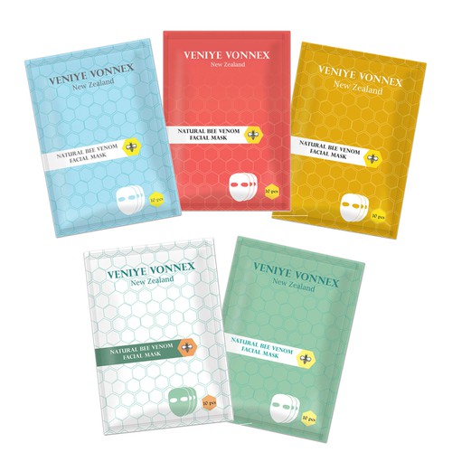 Product lable design for facial mask