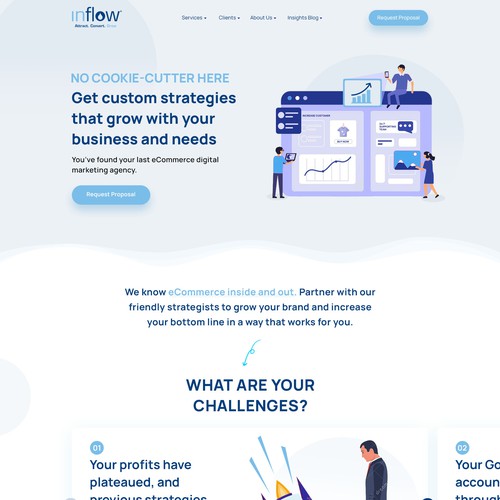 Inflow Website's Redesign