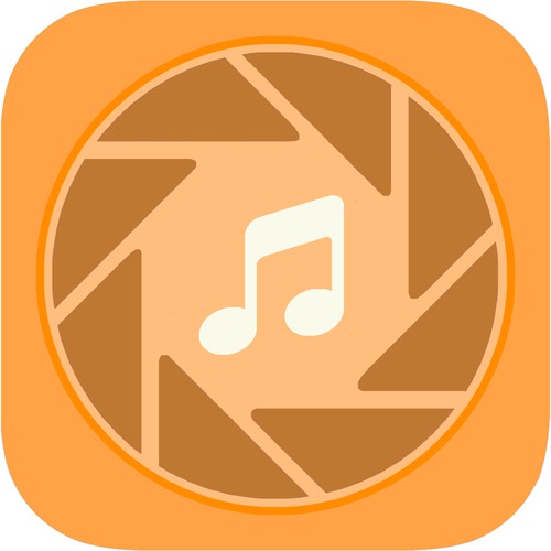 Icon for Music Video Making iOS App