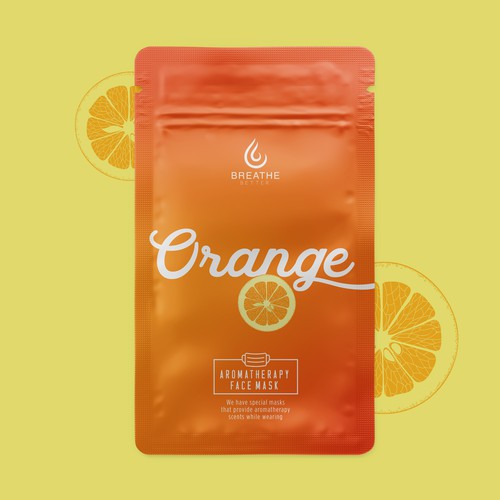Bold packaging for Aromatherapy Face Mask
