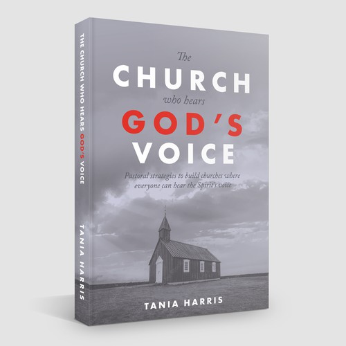 The Church Who Hears God's Voice' Religious Leadership Book Cover Design