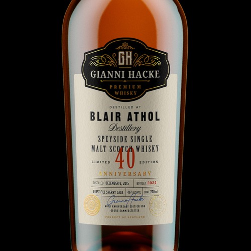 GH Whisky 40 Anniversary