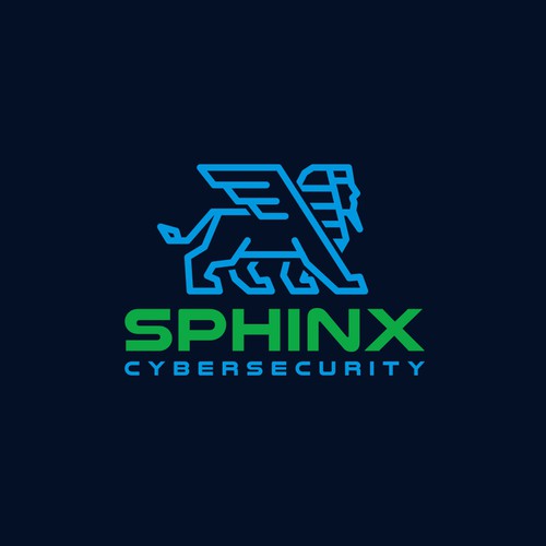 Sphinx Cybersecurity logo design