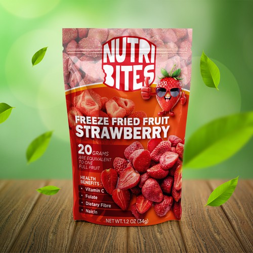 Packaging Design for Freeze-Dried Fruits & Vegetables