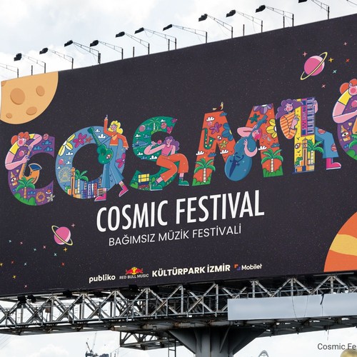 Cosmic Festival Banner design