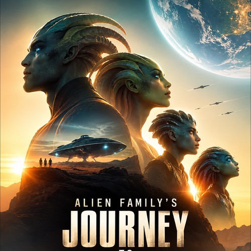 Family oriented science fiction book cover