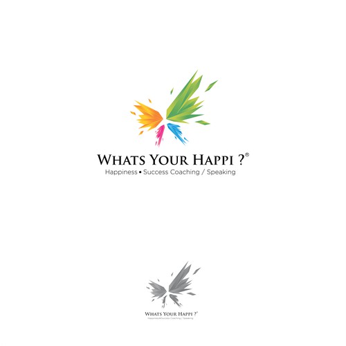 Logo for  Happiness coach/speaker