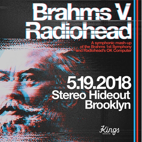Poster for Brahms V. Radiohead