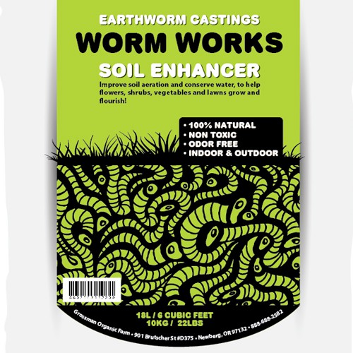 product label for Grossman Organic Farm