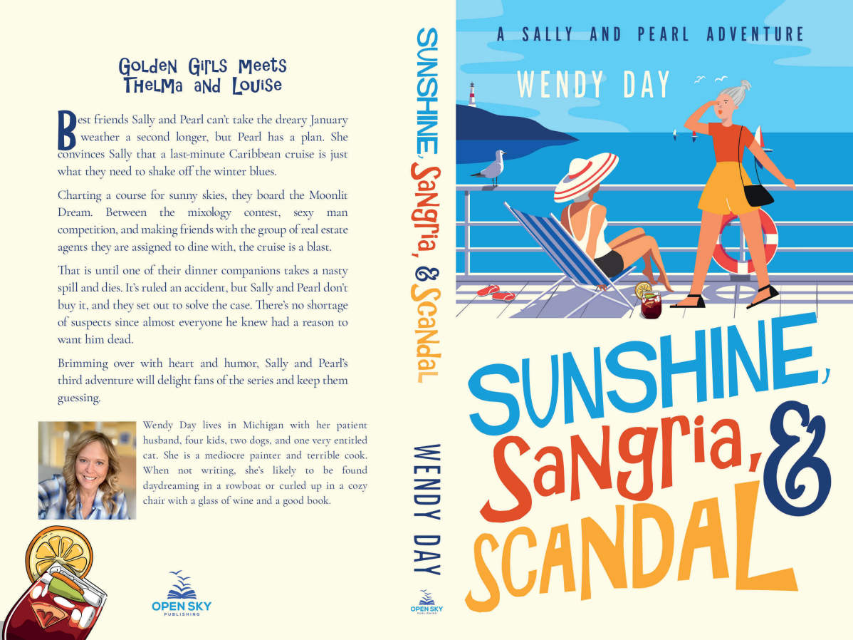 Cover for Sunshine, Sangria, and Scandal