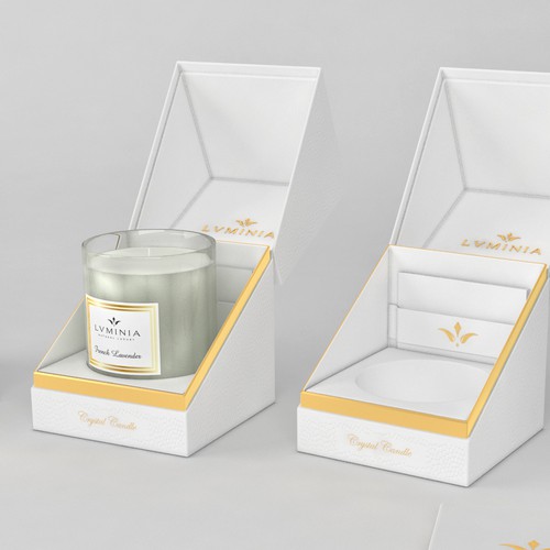 Clean Elegant Luxury Candle Box