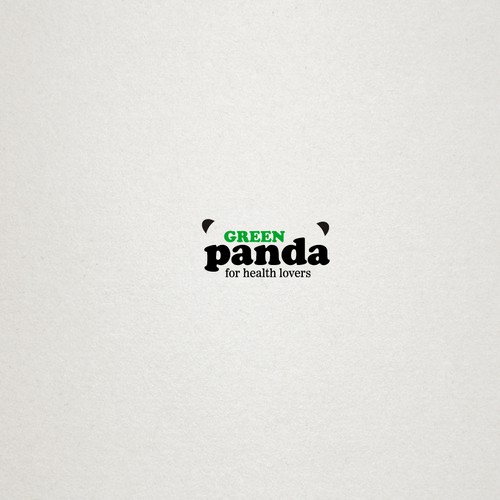 Logo for the healthy organic food brand "green panda"