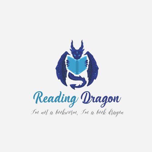 Logo concept for "Reading Dragon"