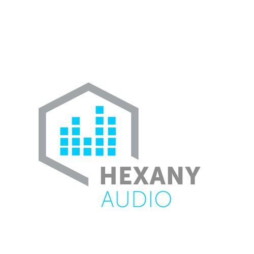 Logo concept for an audio company.