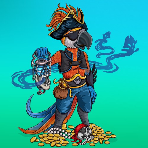 Parrot Character Design