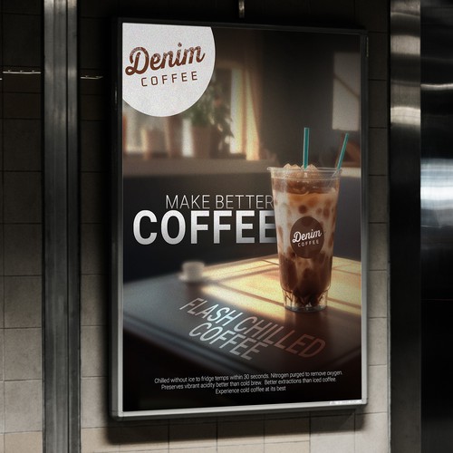 Poster Design for Denim Coffee