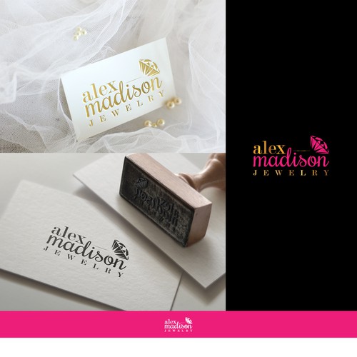 AlexMadison Jewelry Company Logo Design